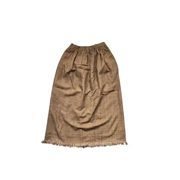vintage post-apocalyptic grunge midi skirt